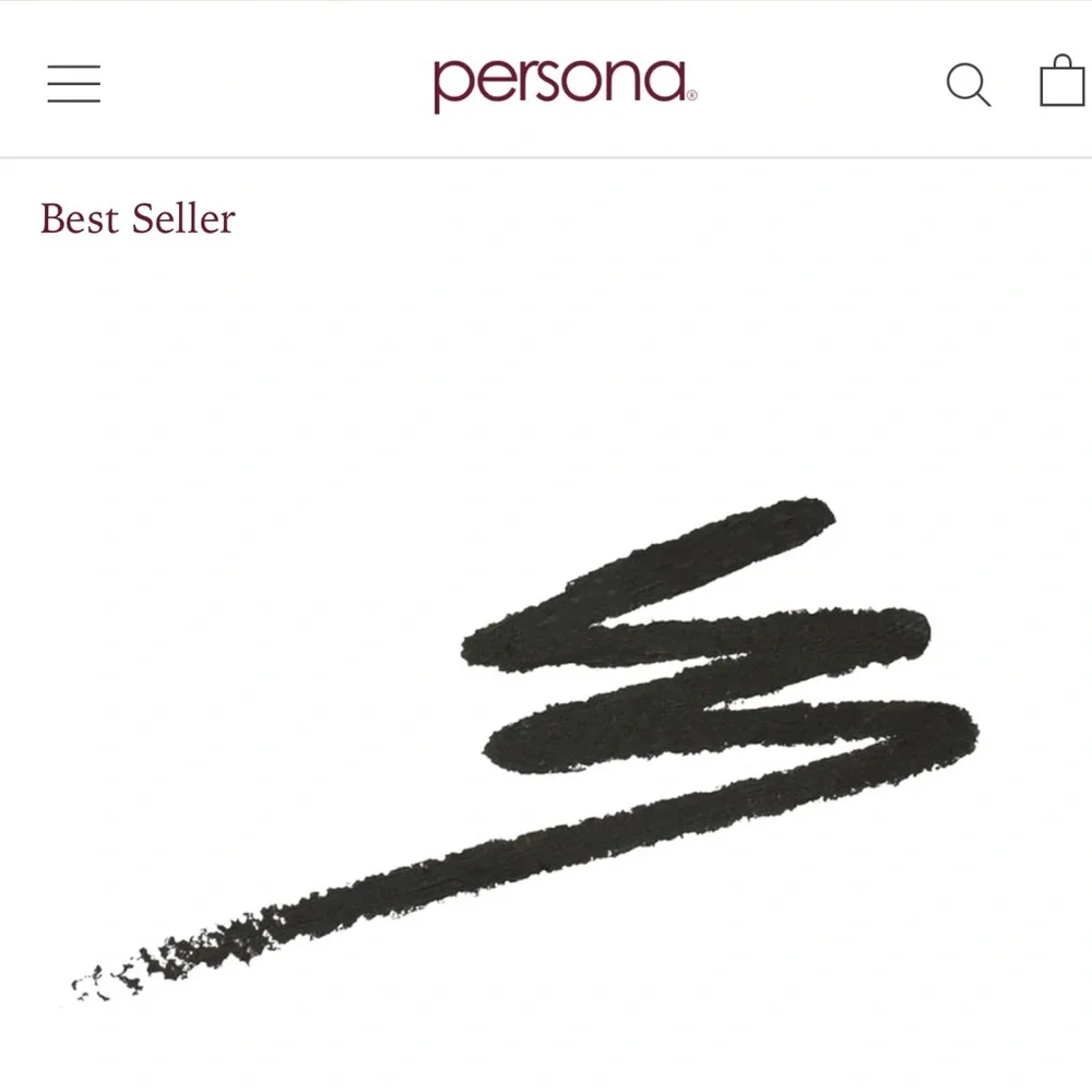 PERSONA COSMETICS 24HR WATERPROOF EYELINER IN SHADE BLACK (NEW NO BOX)
